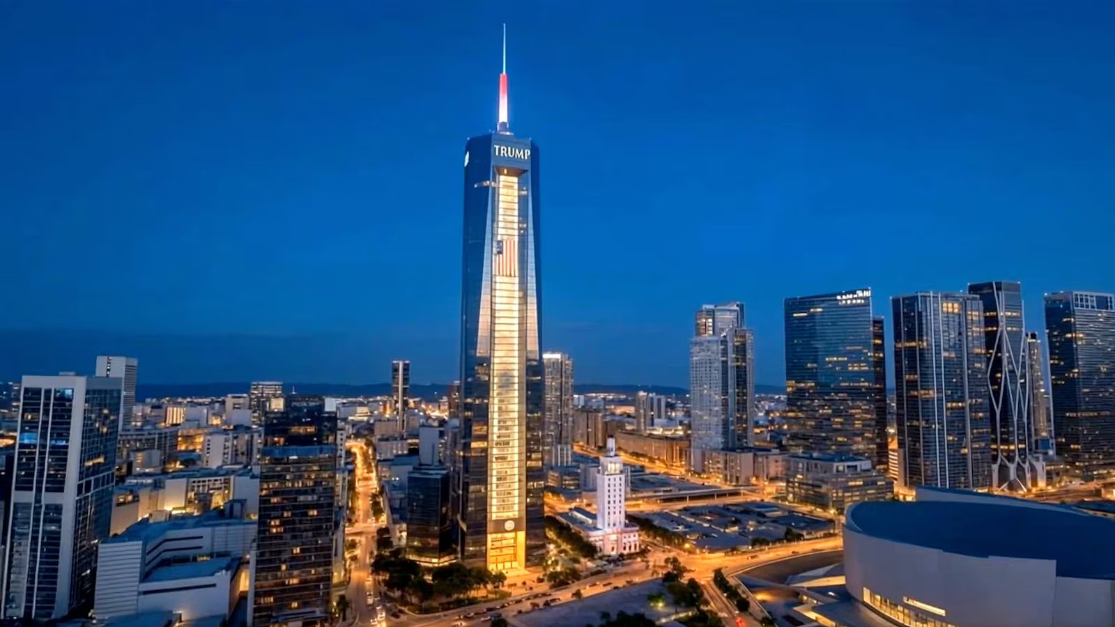 Trump unveils plans for presidential library including gifted Air Force One jet, replica Oval Office