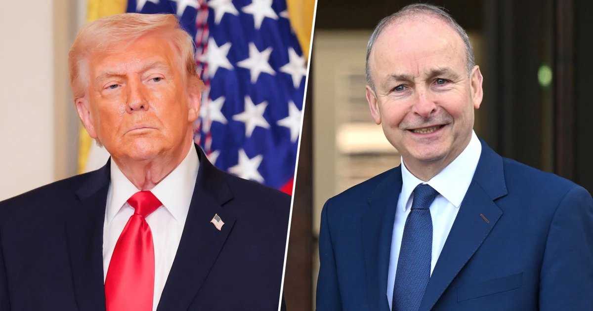 Trump meets with taoiseach of Ireland at the White House