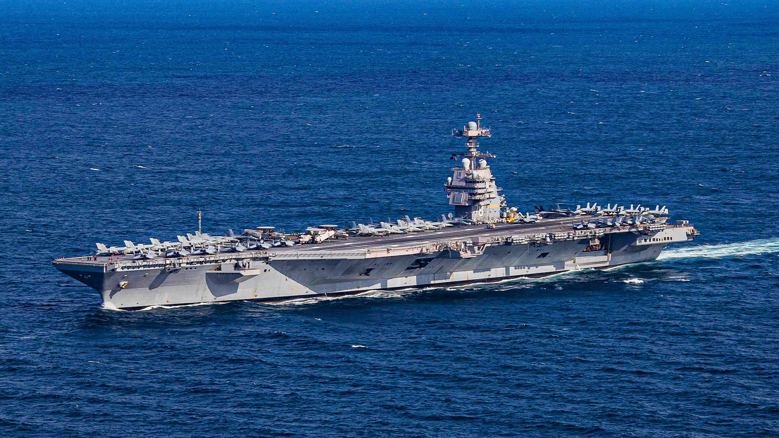 The Top 5 Largest US Navy Supercarriers By Active Aircraft Capacity