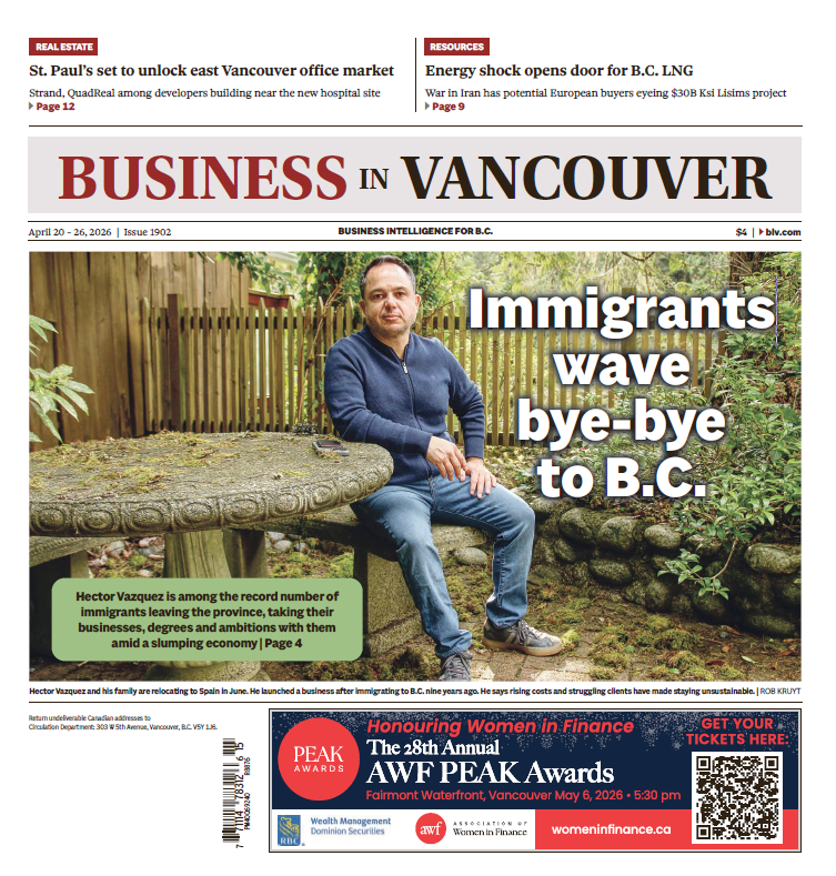 Business in Vancouver — April 20, 2026