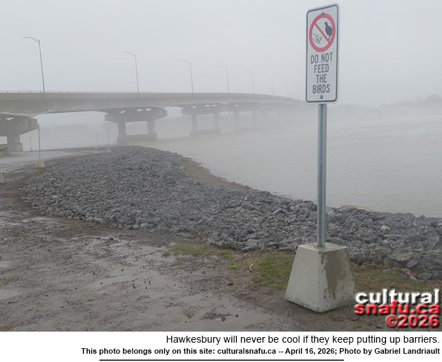 Hawkesbury buries it’s only remaining waterfront in tonnes of sharp rocks because the Little City just can’t have nice things