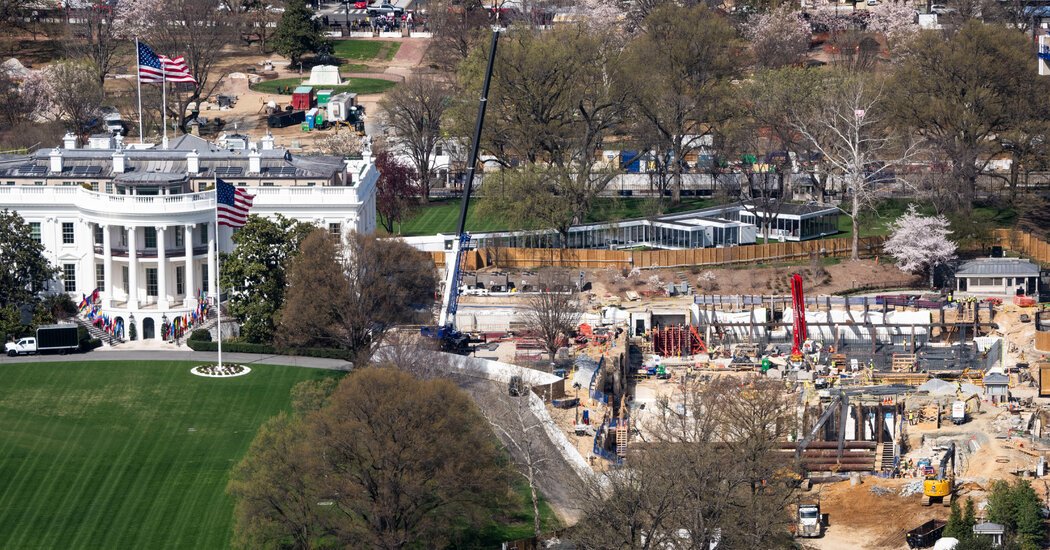 After Shooting, Trump Demands Approval for His White House Ballroom