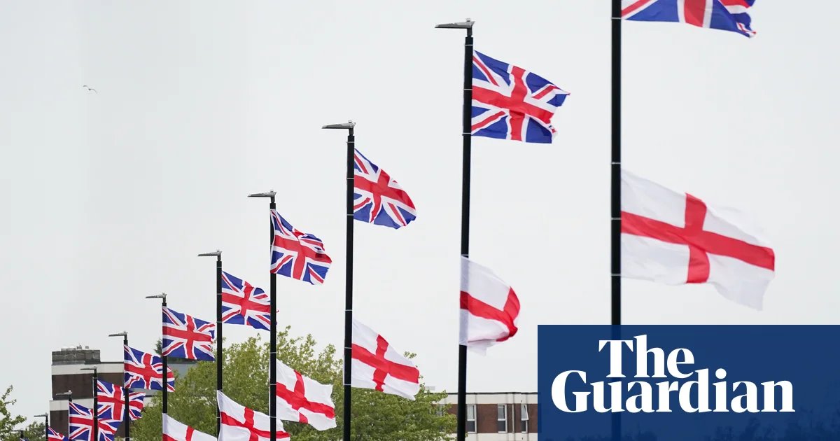 UK flag-raising group leader arrested on suspicion of causing ‘alarm and distress’ | UK news