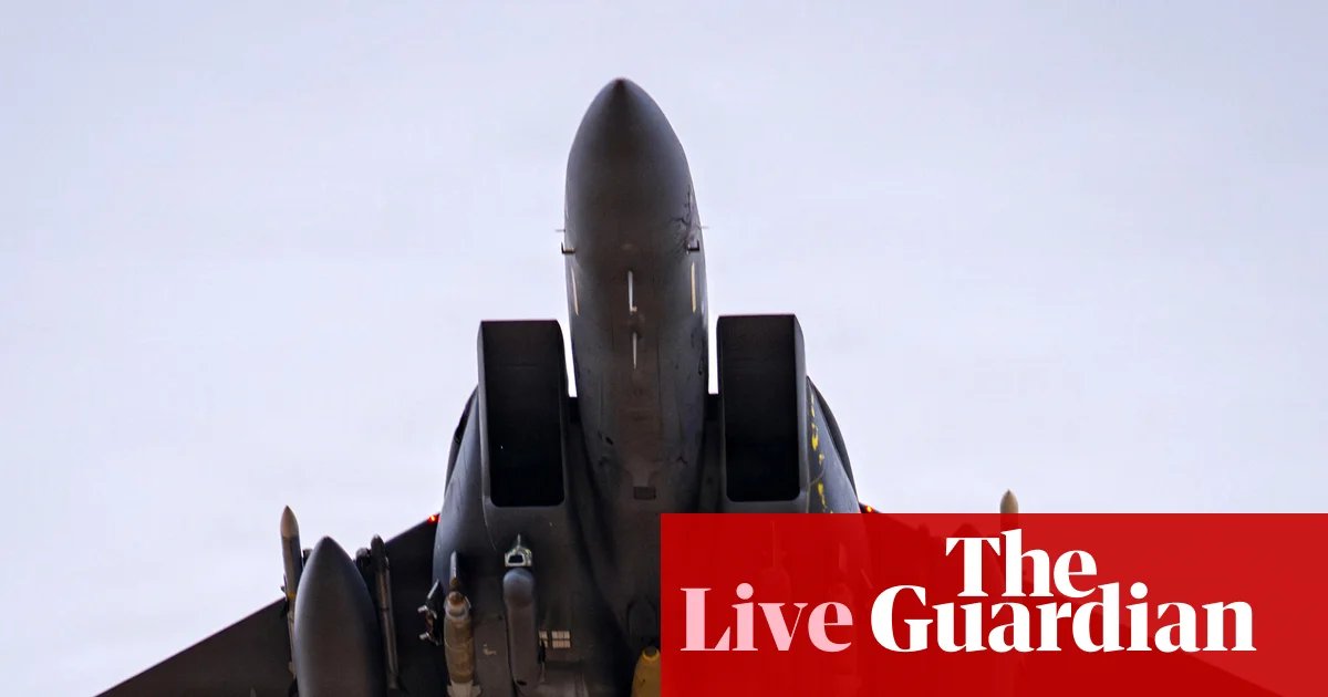 Middle East crisis live: US and Iranian forces race to recover missing pilot from downed jet; Israel bombards Beirut | US-Israel war on Iran