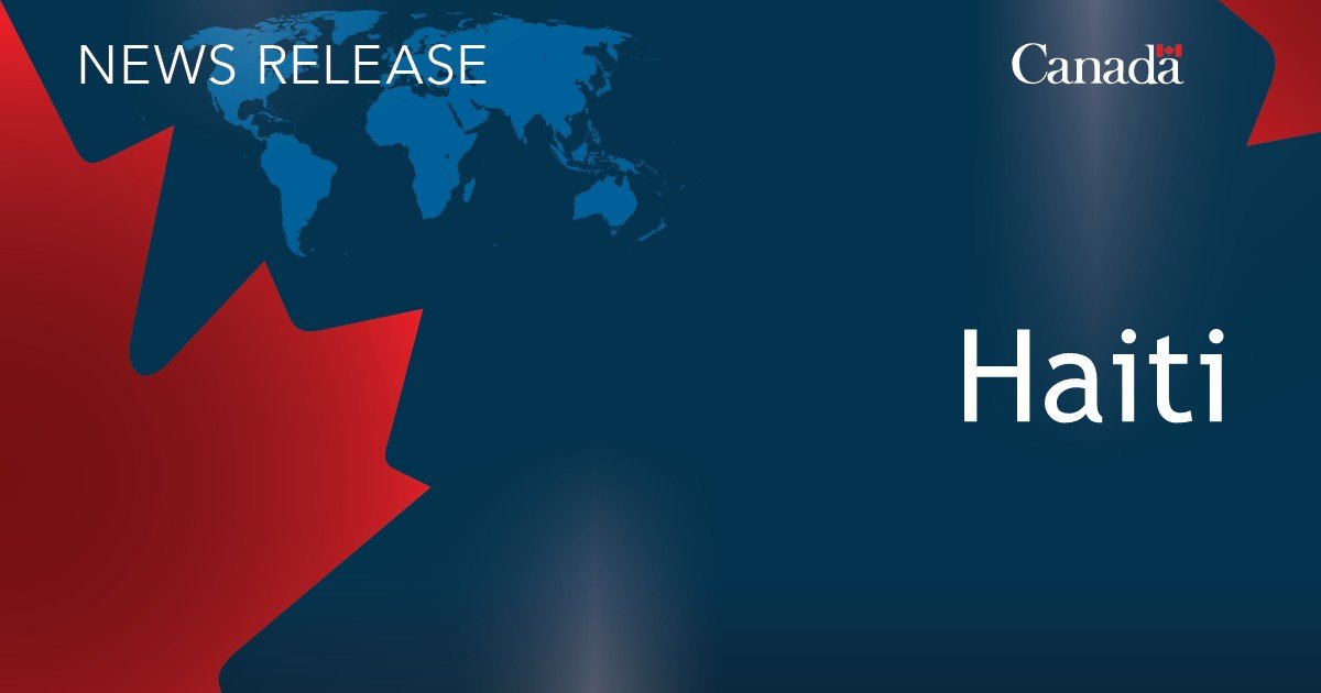 Canada announces $60 million in funding to support stability in Haiti