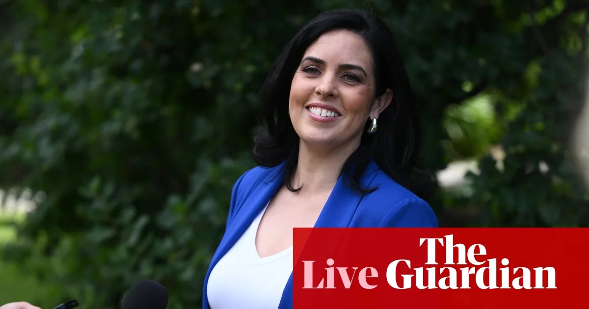 Australia news live: Moira Deeming secures top spot on Victorian Liberal ticket; Chris Bowen calls for Hormuz reopening | Australia news