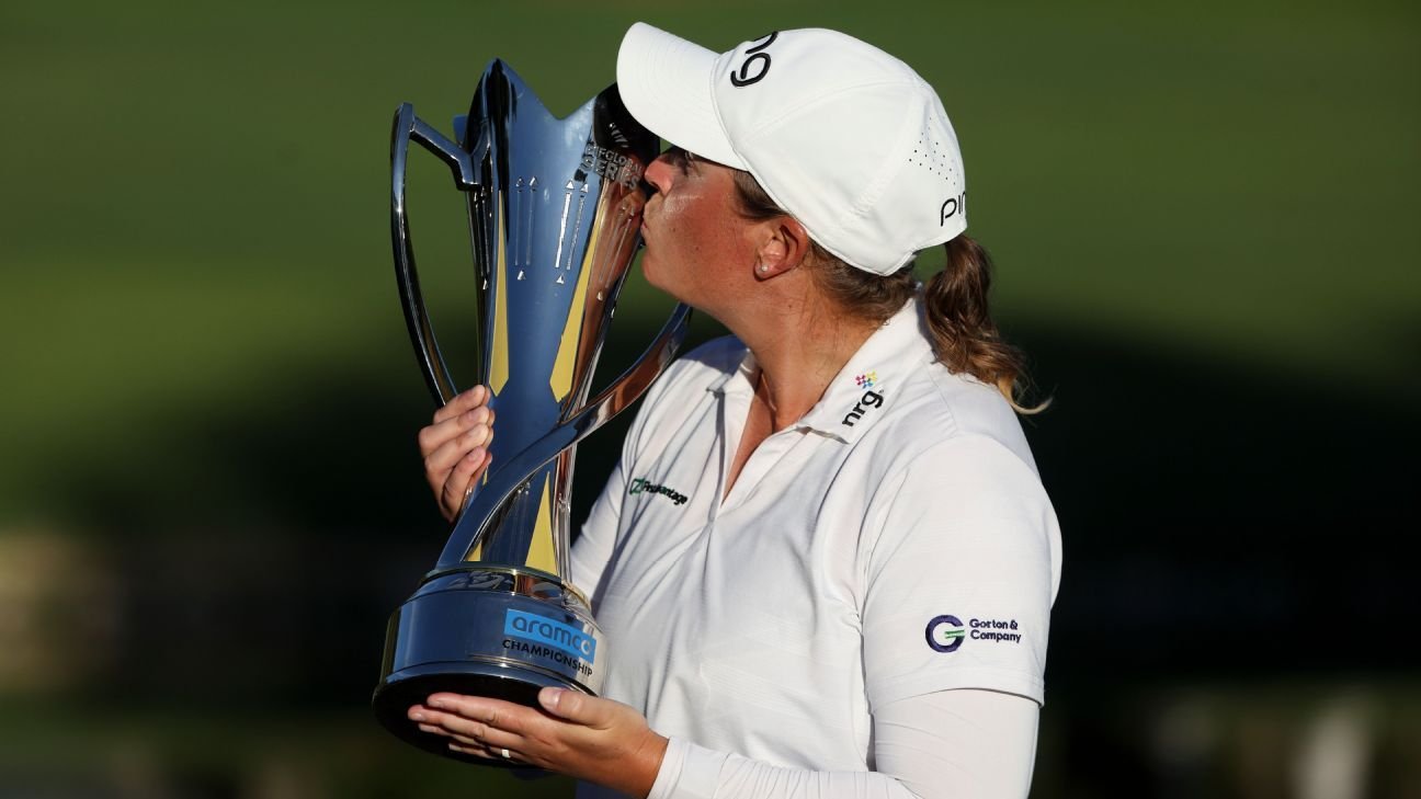 Lauren Coughlin wins LPGA Tour’s Aramco Championship