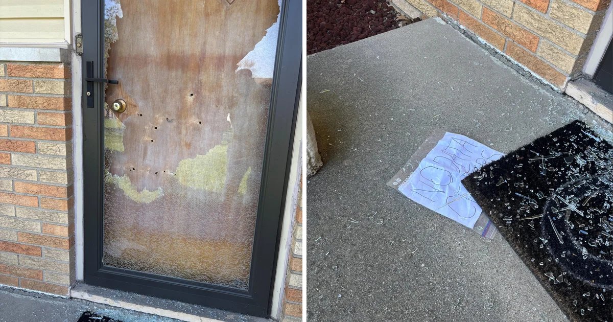 Indianapolis city councilor says his home was shot at 13 times, “No Data Centers” sign left behind