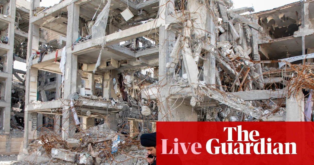 Middle East crisis live: Trump says he is ‘not at all’ worried about possible war crimes as his deadline nears | US-Israel war on Iran