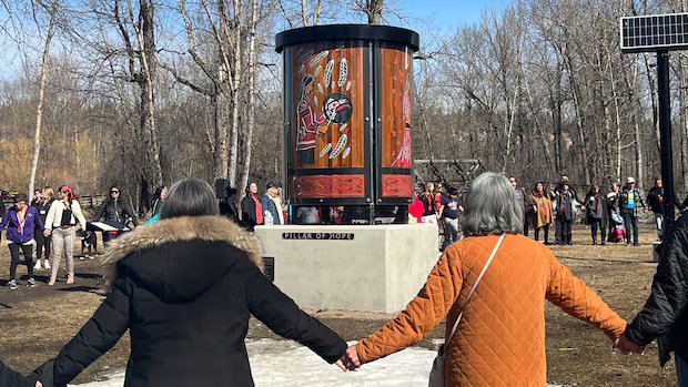 ‘It means so much’: Highway of Tears’ family members unveil Pillar of Hope in Prince George