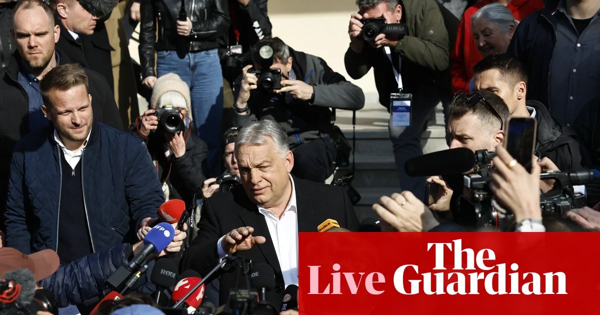 Hungary election live: voters head to the polls in contest that could see end of Viktor Orbán’s rule | Hungary