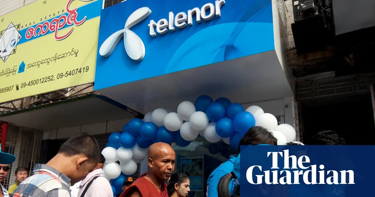 Norway’s state telecoms firm accused of helping Myanmar regime seize activists | Human rights