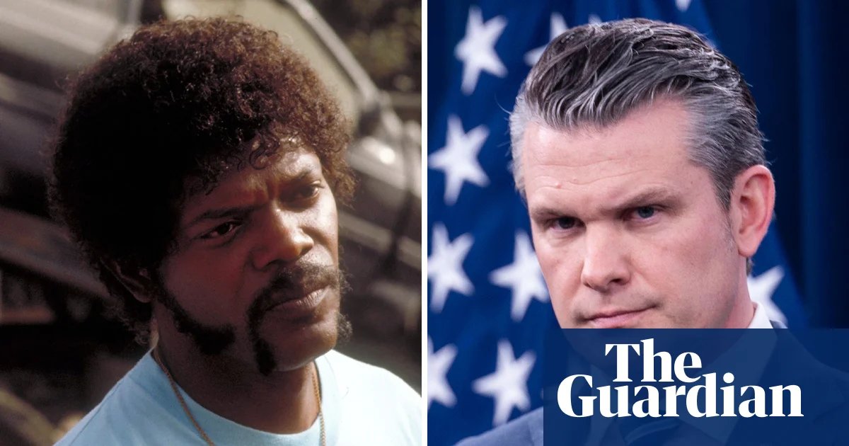 Hegseth’s Pentagon prayer mirrors fake bible verse from Pulp Fiction | Trump administration