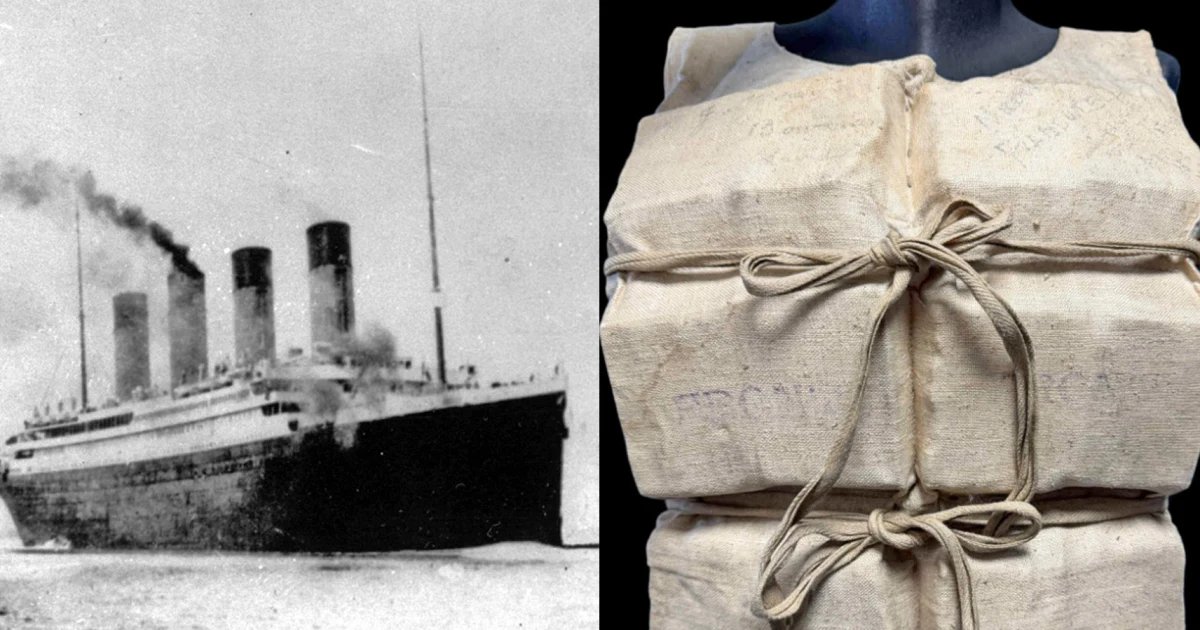 Life jacket worn by a passenger who survived the Titanic auctioned off for over $900,000