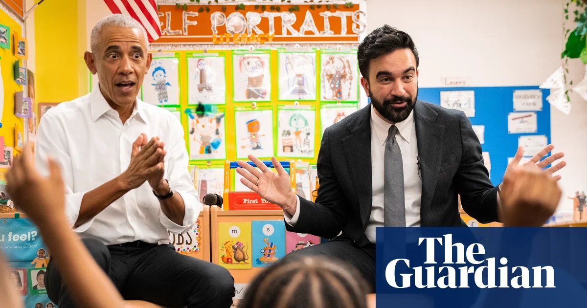 Obama and Mamdani read and sing with New York preschoolers in first meeting | Barack Obama