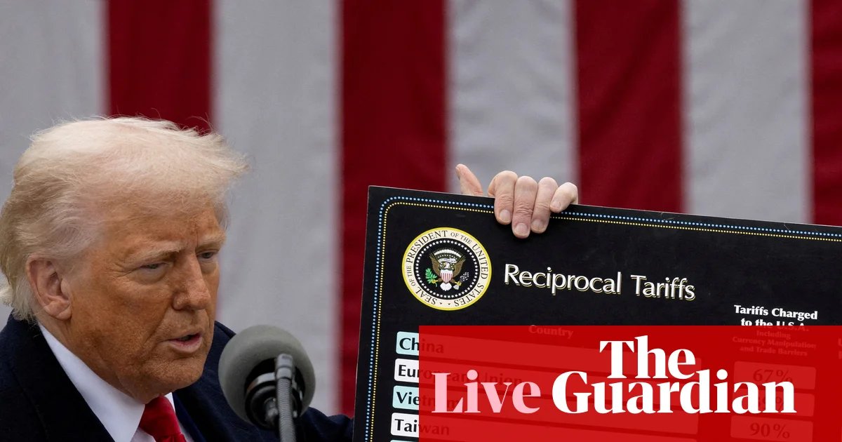 Trump tariff refund system launching in first step towards paying back billions – US politics live | US politics