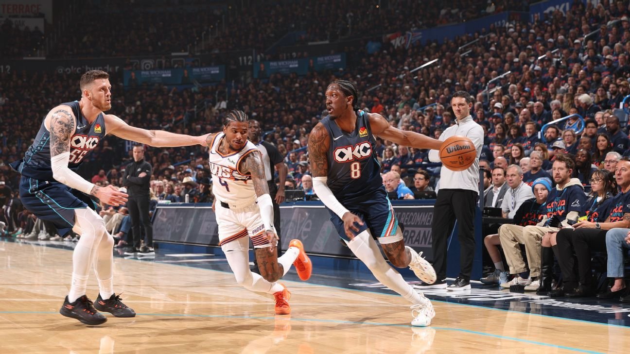 Thunder’s Jalen Williams leaves Game 2 with third-quarter injury