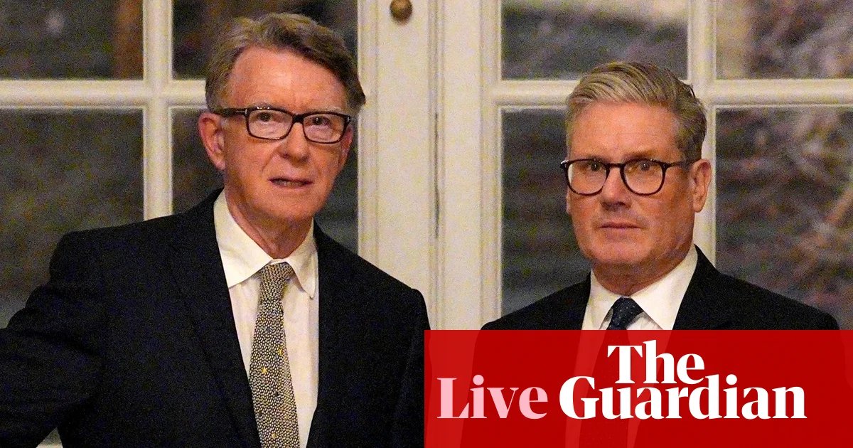 Former top civil servant gives evidence to MPs on Mandelson vetting ahead of critical vote for Starmer – UK politics live | Politics