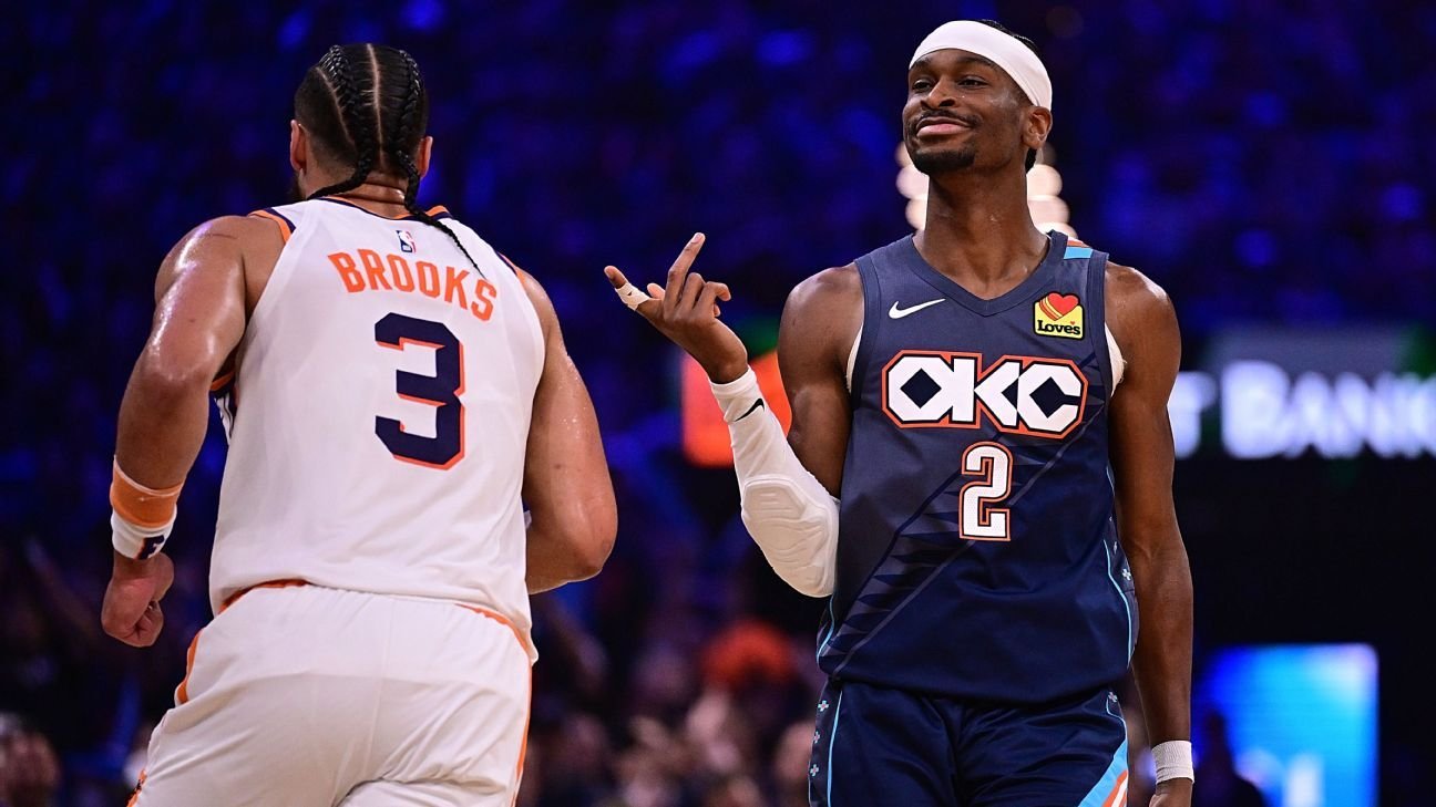 Shai Gilgeous-Alexander trolls Dillon Brooks after Thunder sweep Suns