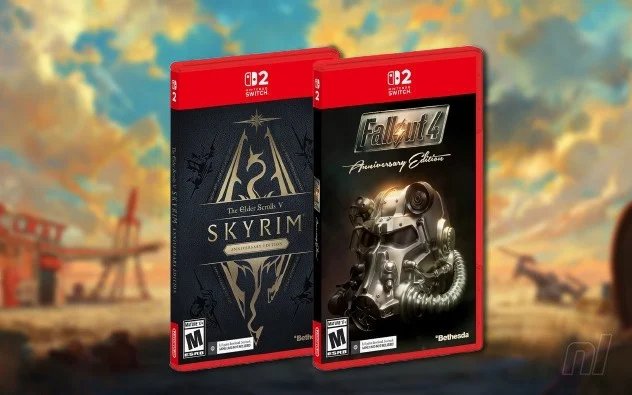 Bethesda Reminds Switch 2 Fans Its “Physical Code-In-Box” Editions Of Fallout 4 And Skyrim Are Now Available