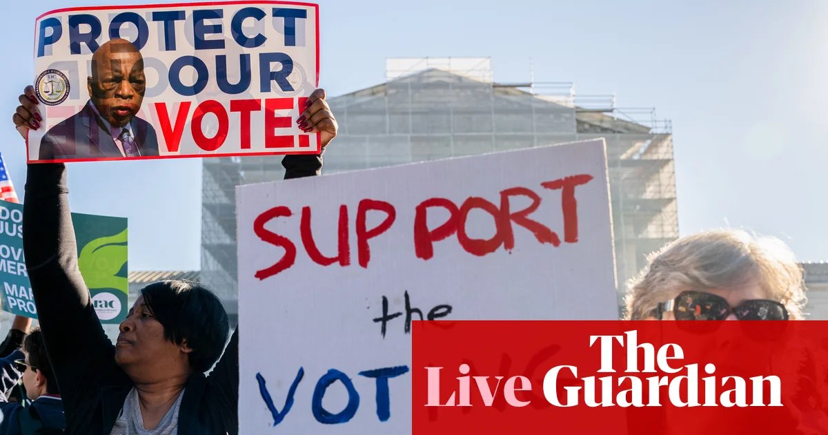 Louisiana claims supreme court voting rights decision means it cannot carry out primaries with current electoral maps – live | US voting rights