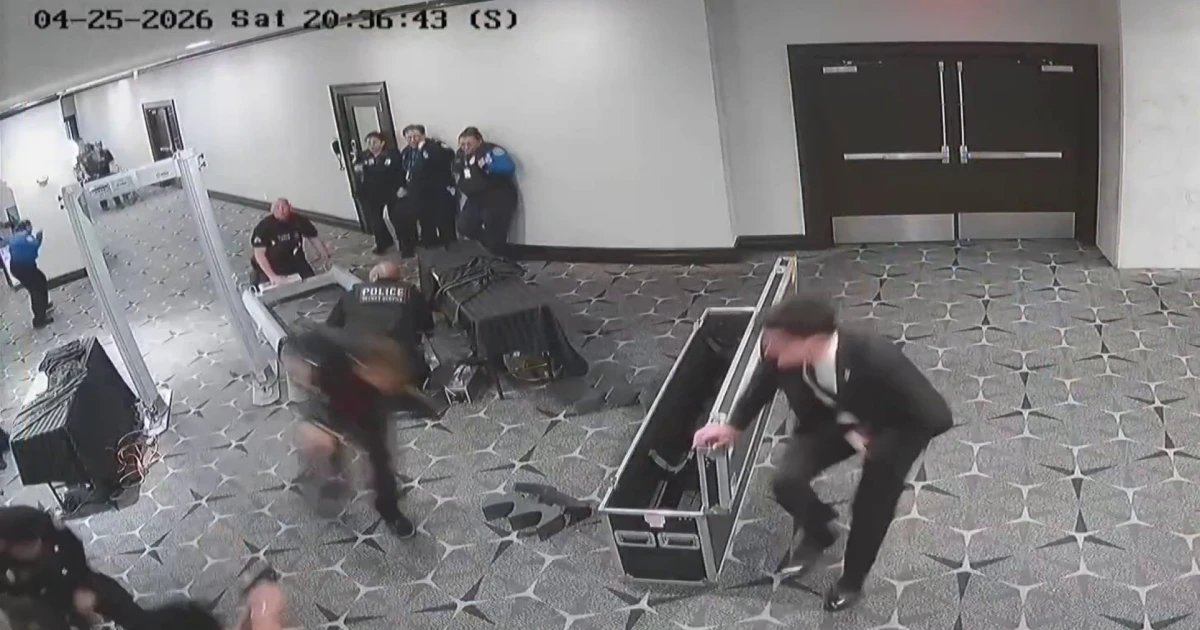 White House Correspondents’ Dinner suspect seen running through security in new video