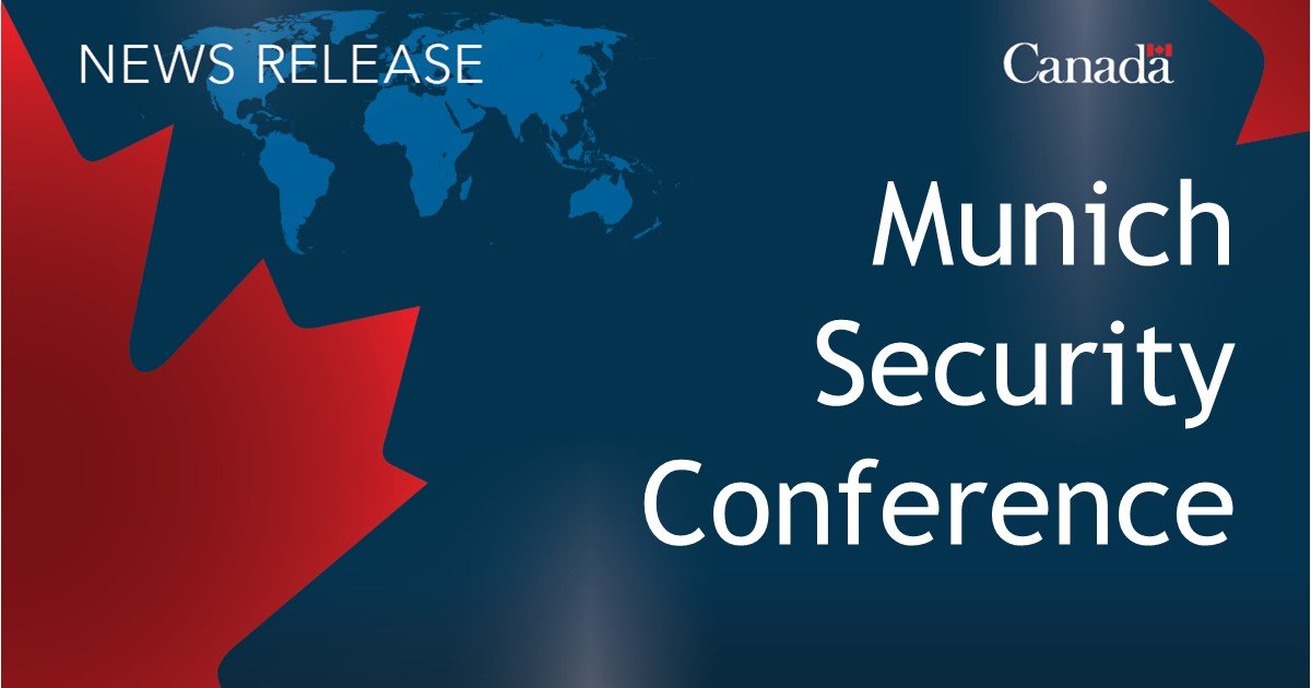 Minister Joly concludes participation at Munich Security Conference and announces new funding for Ukraine