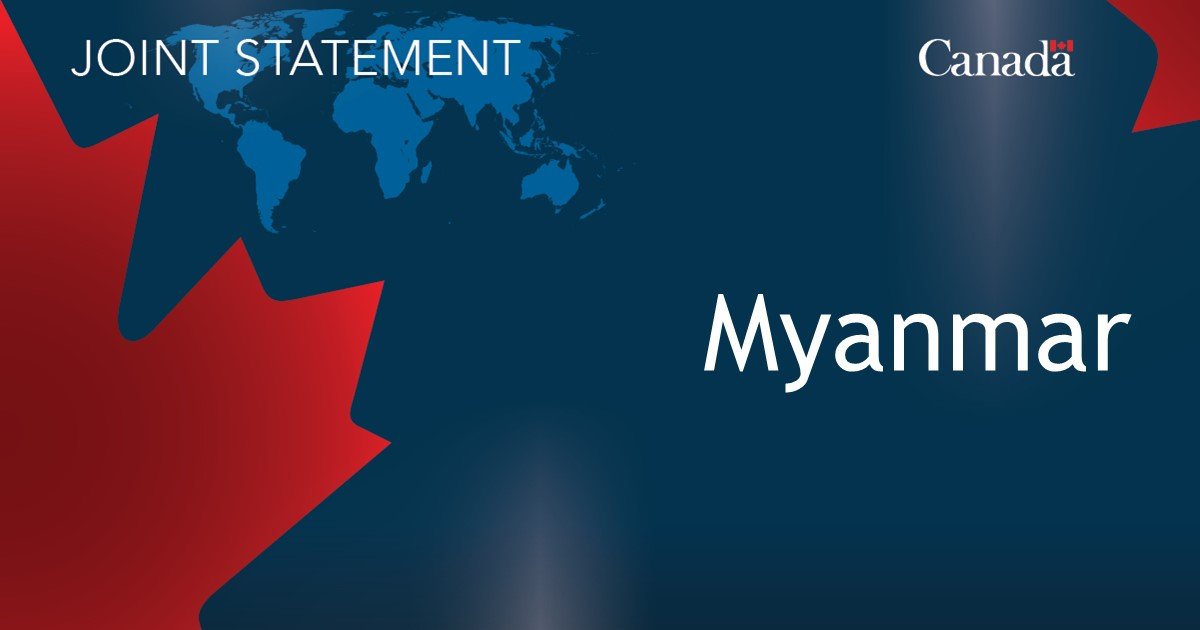 Joint statement on the human rights and humanitarian situation in Myanmar