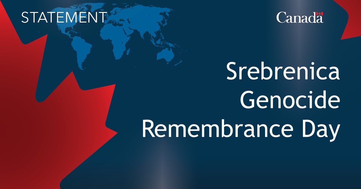 Statement on Srebrenica Genocide Remembrance Day