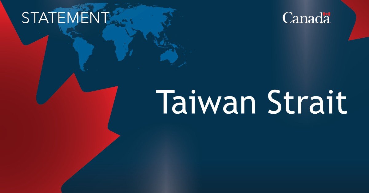 Statement on China’s decision to undertake large-scale military drills around Taiwan