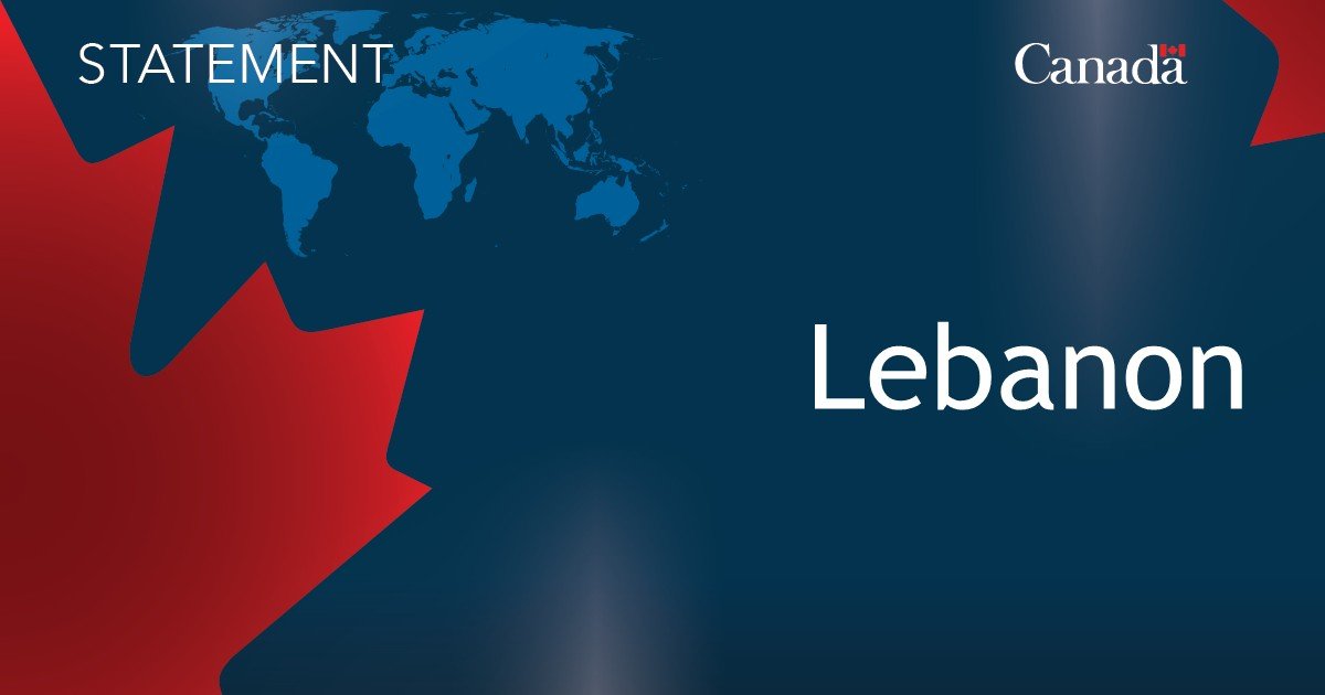 Statement by Minister Anand on the situation in Lebanon