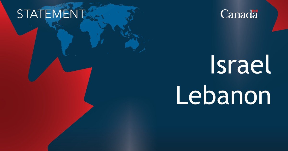 Statement by Minister Anand on ceasefire between Israel and Lebanon