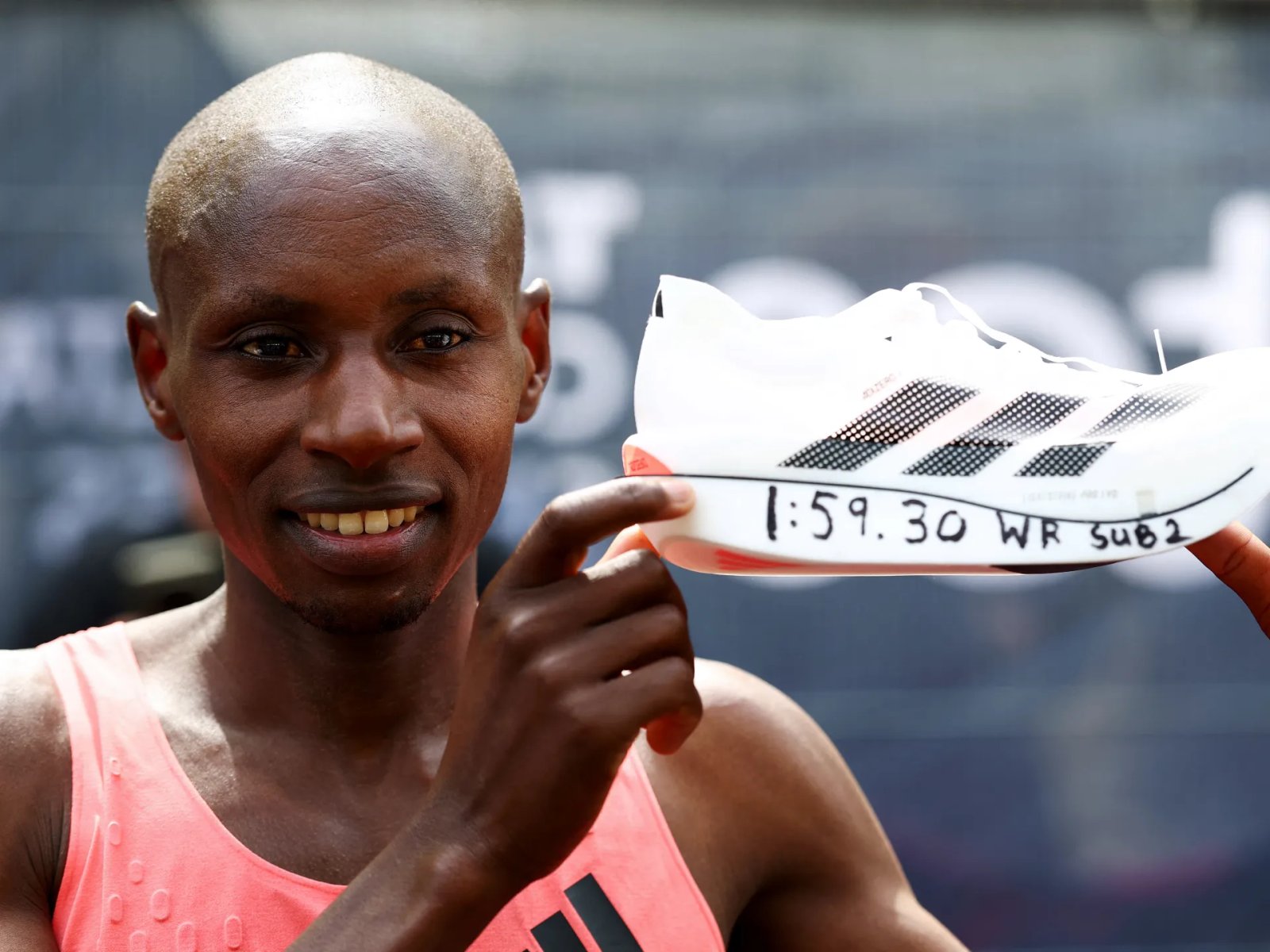 Kenya’s Sawe is world’s first man to run a sub-two-hour marathon in London | Athletics