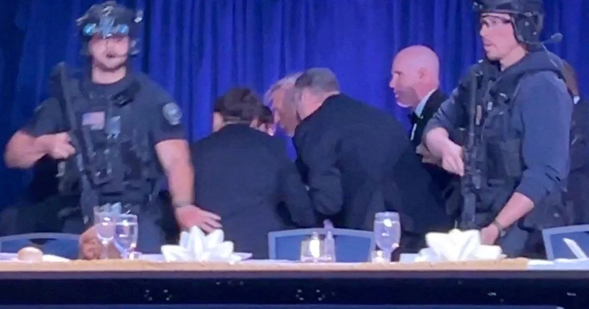Trump safe after shots fired at White House Correspondents’ Dinner; suspect in custody