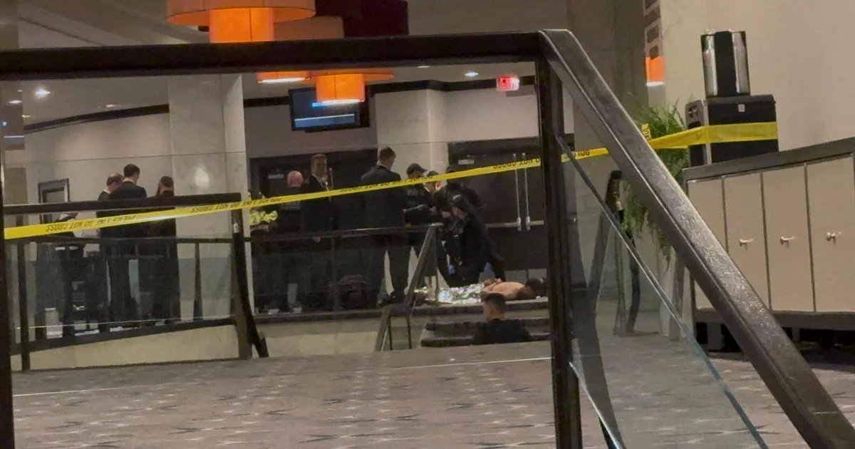 Gunshot at correspondents’ dinner may have struck cellphone in pocket of officer’s bulletproof vest, sources say