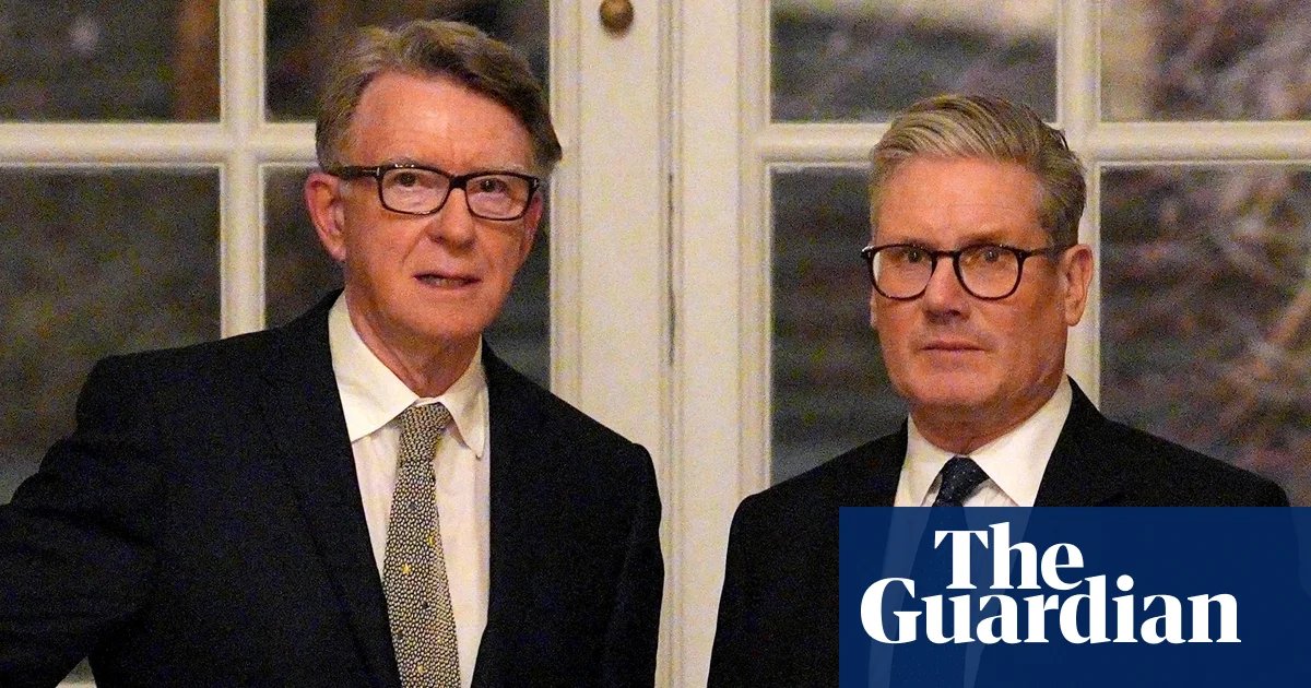 Keir Starmer says it is unforgivable he was not told Mandelson failed vetting | UK news