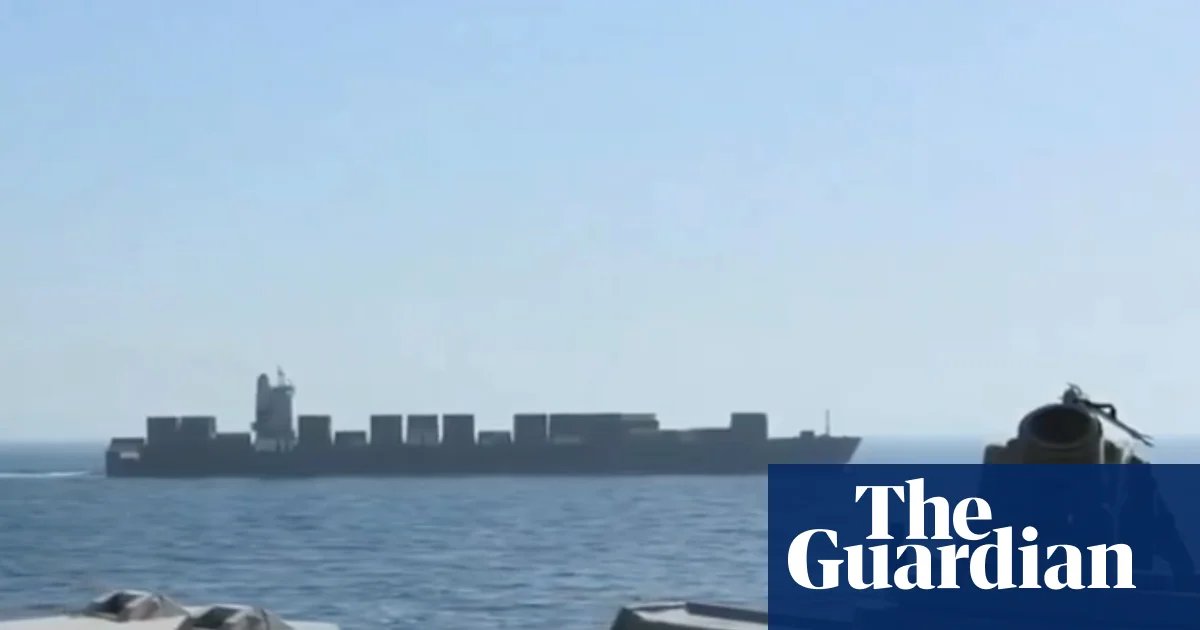 US military seized Iranian-flagged container ship, Trump says | US military