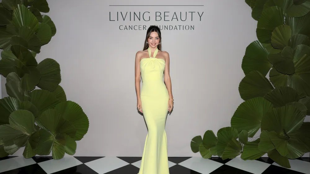 Miranda Kerr Honored at Living Beauty Cancer Foundation Luncheon