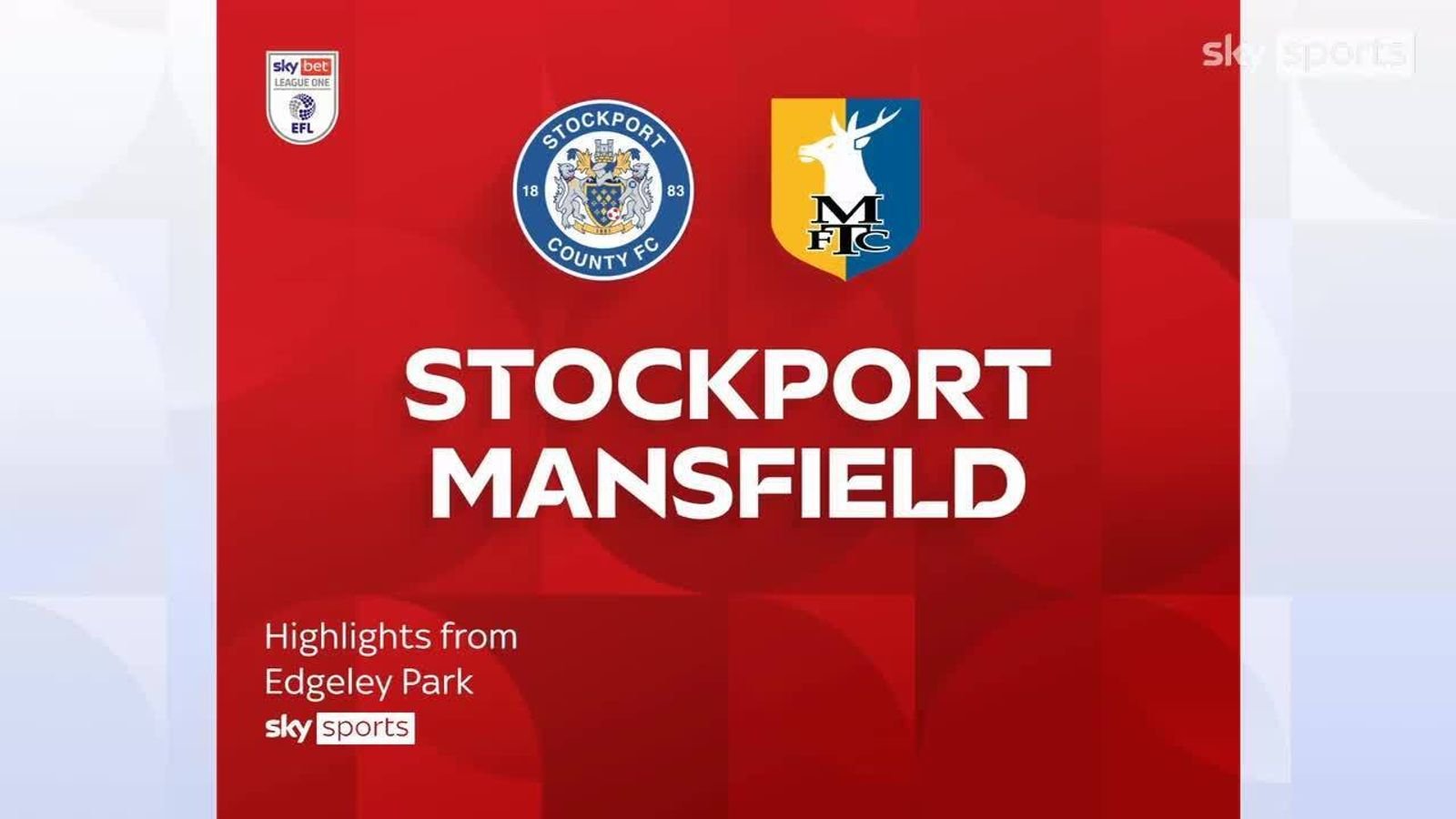 Stockport 0-1 Mansfield