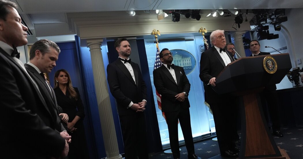 Trump Describes His Mind-Set After Shooting at White House Correspondents’ Dinner
