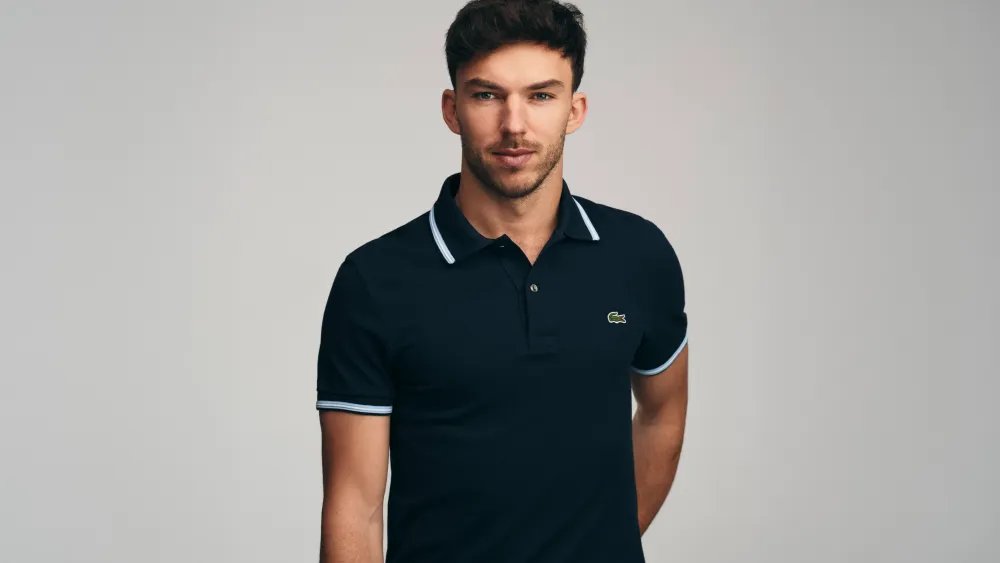 Lacoste Taps Formula 1 Driver Pierre Gasly As Ambassador