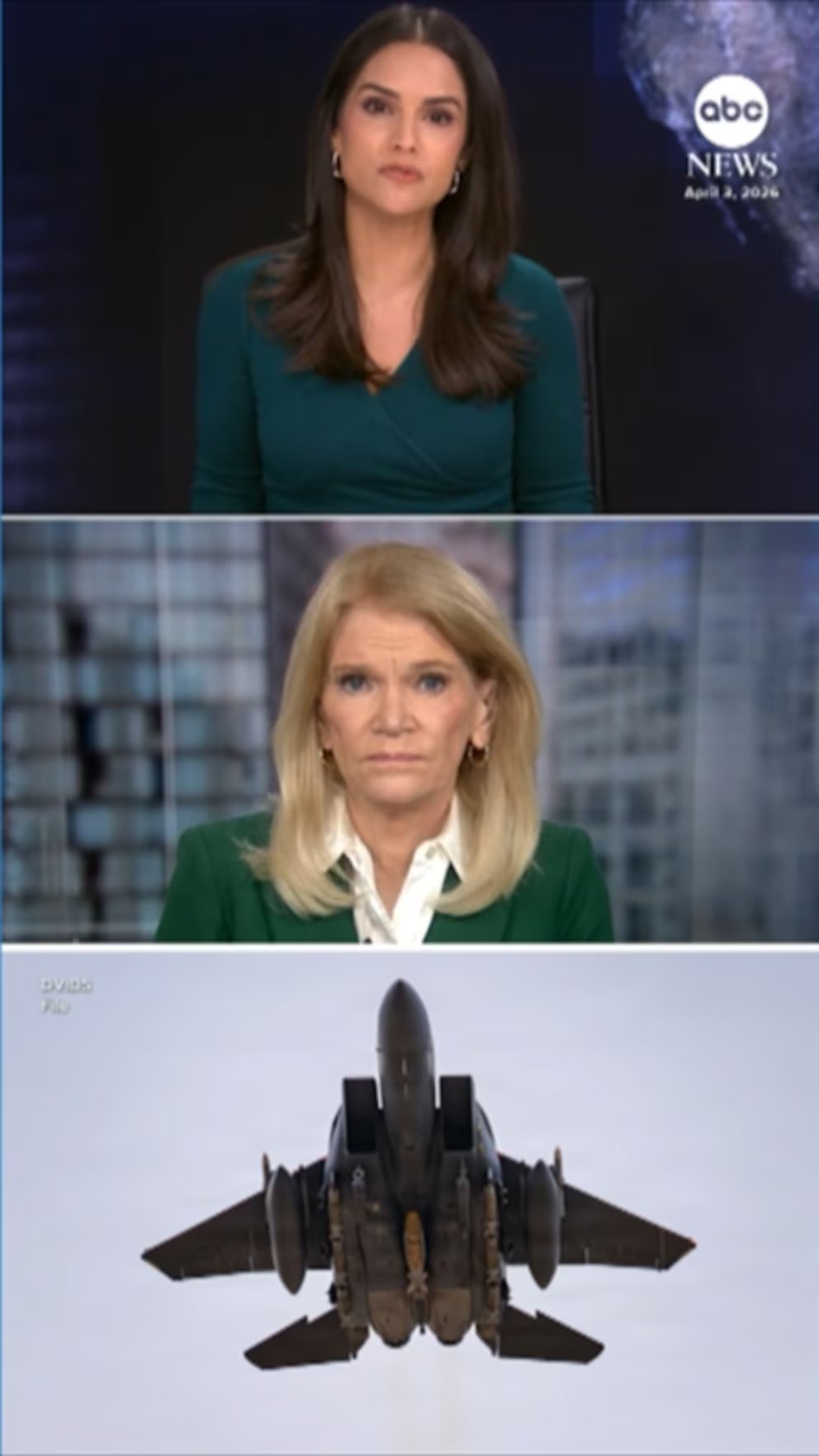 WATCH:  One crew member from downed jet over Iran is rescued