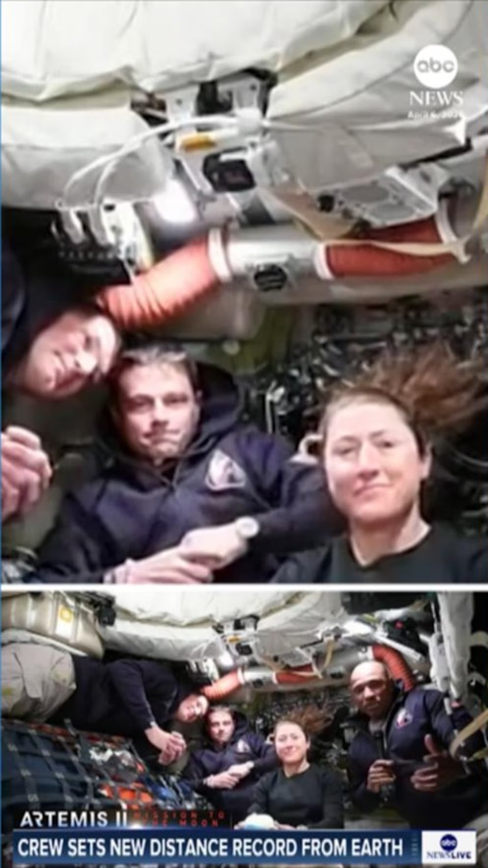 Video Artemis II crew begins lunar flyby after breaking distance record