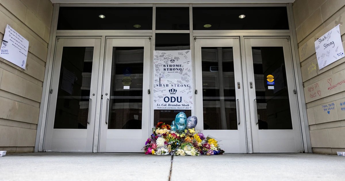 Cadets pay tribute to officer who died stopping Old Dominion shooter