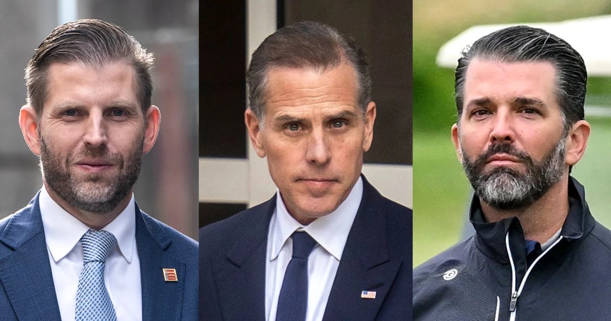 Hunter Biden challenges Trump’s oldest sons to fight in a cage match
