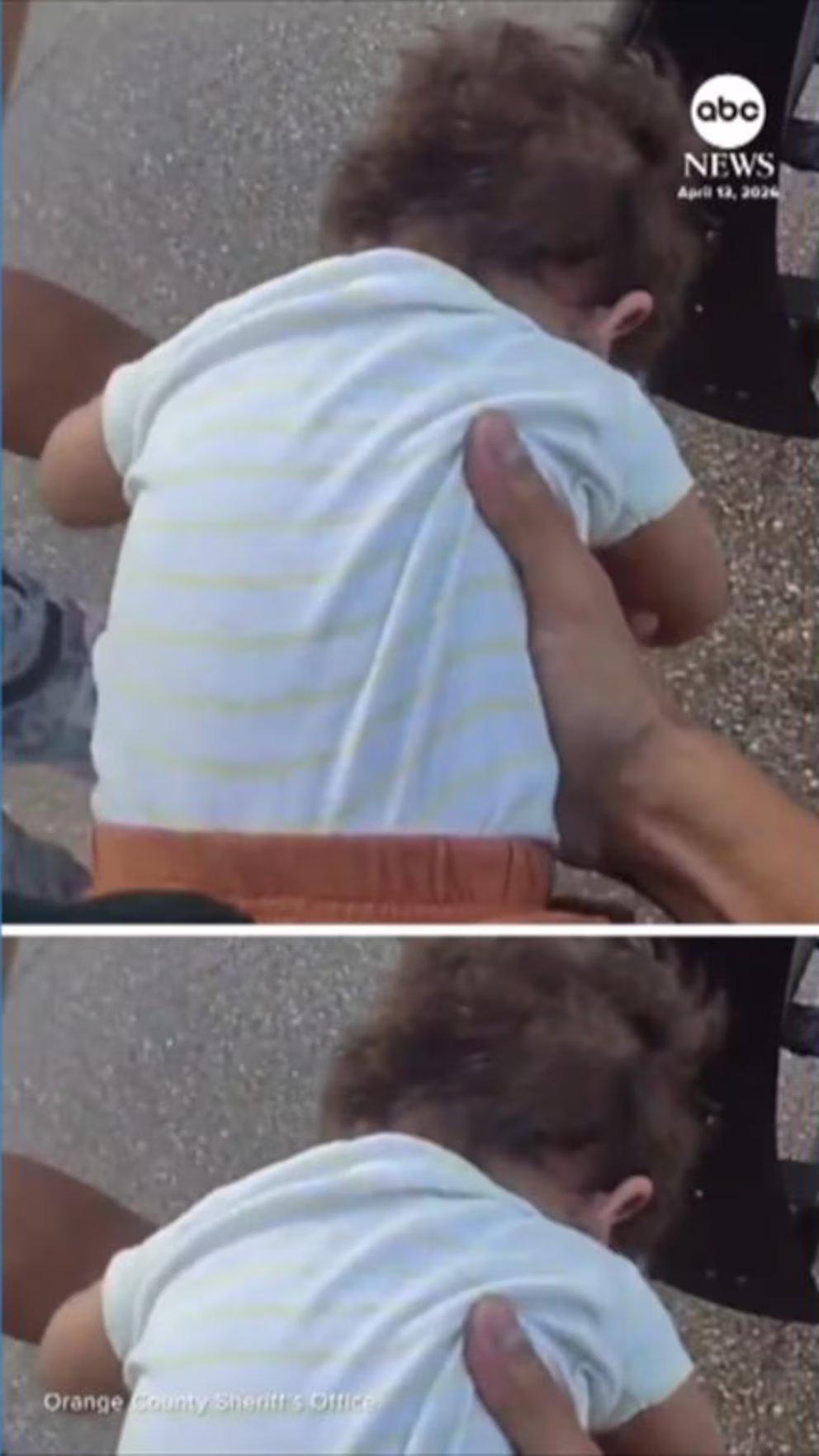 Video Florida deputy hailed as hero after helping to save choking baby