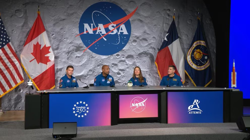 WATCH:  Artemis II crew takes questions from reporters postflight