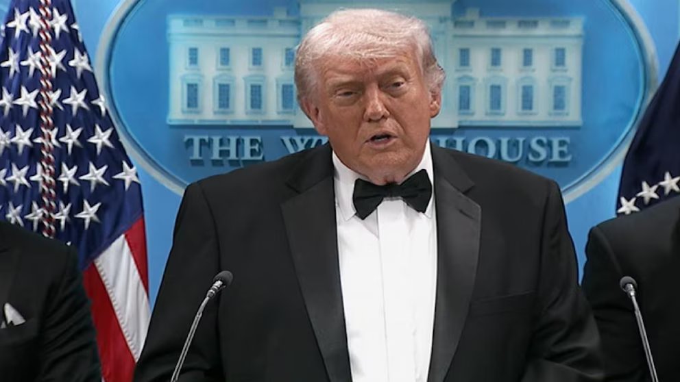 Video Trump speaks after shooting incident outside White House Correspondents’ Dinner