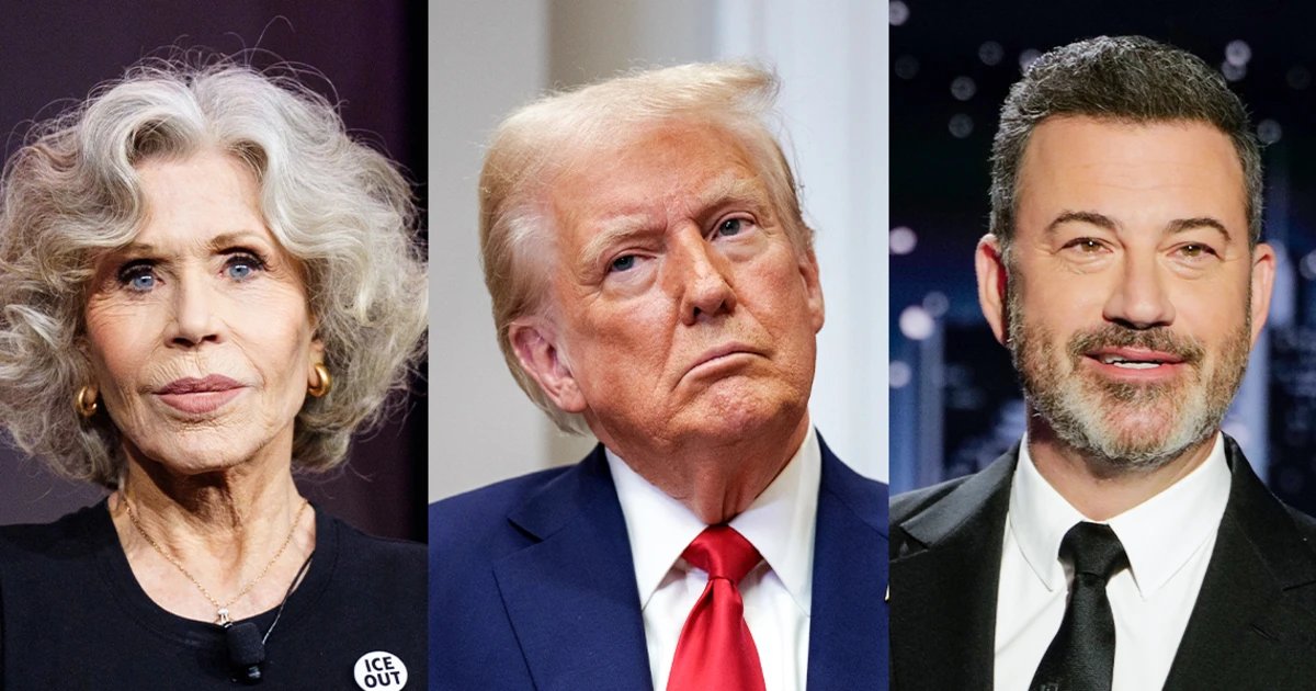 Jane Fonda’s free speech group urges ABC to resist Trump’s demand to fire Jimmy Kimmel
