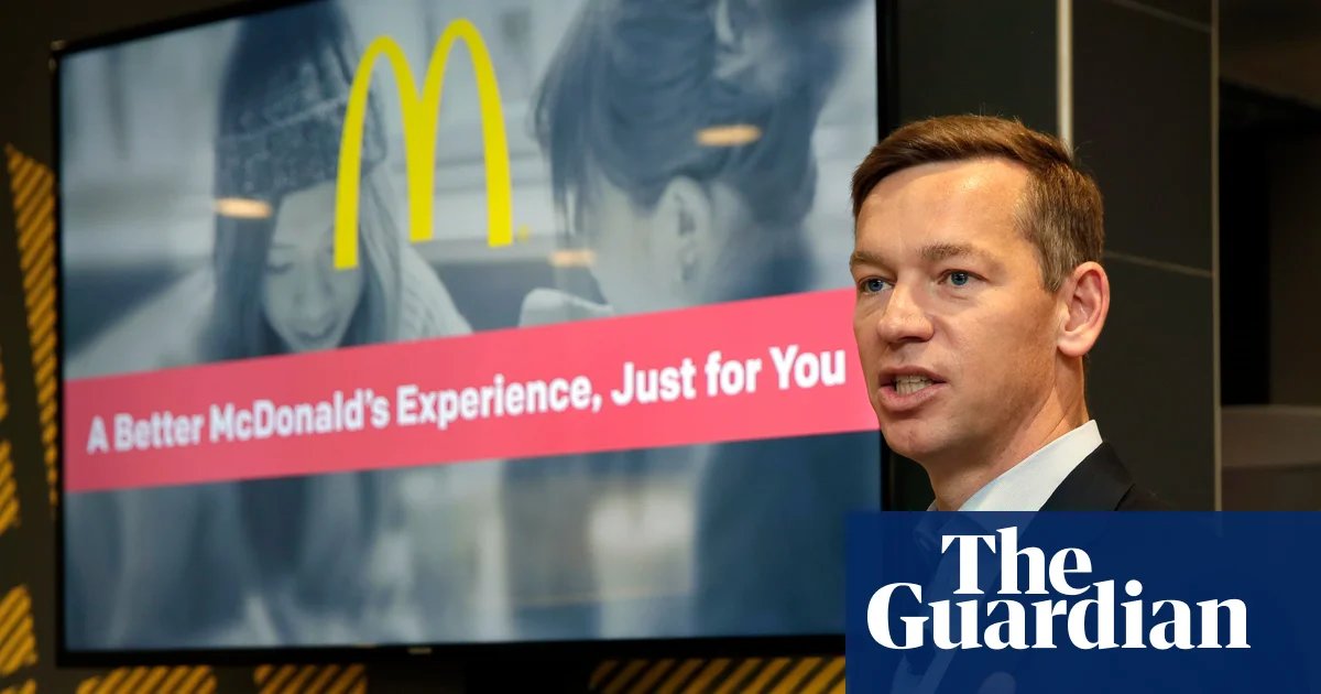McDonald’s CEO blames mother’s etiquette training for awkward burger bite in video | McDonald’s